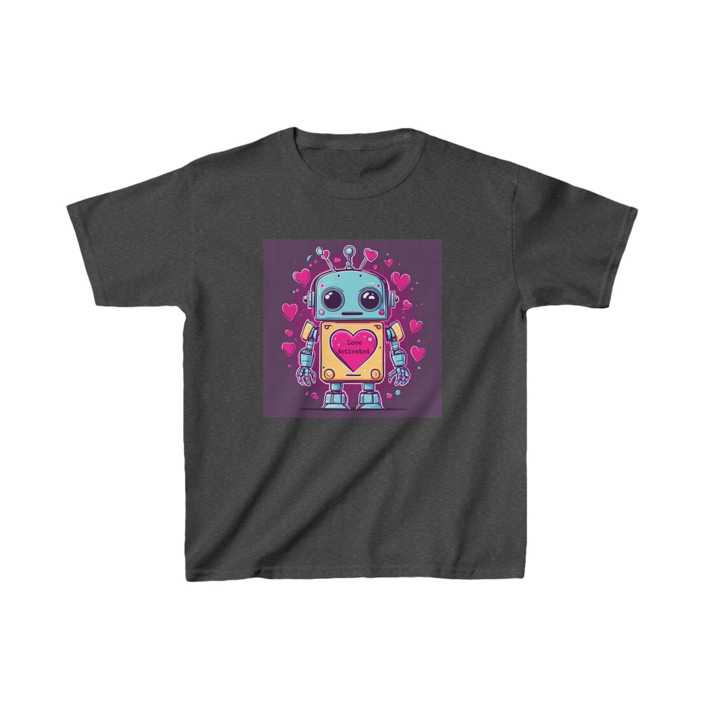 Love Activated - Robot Valentine's Kids' Tee
