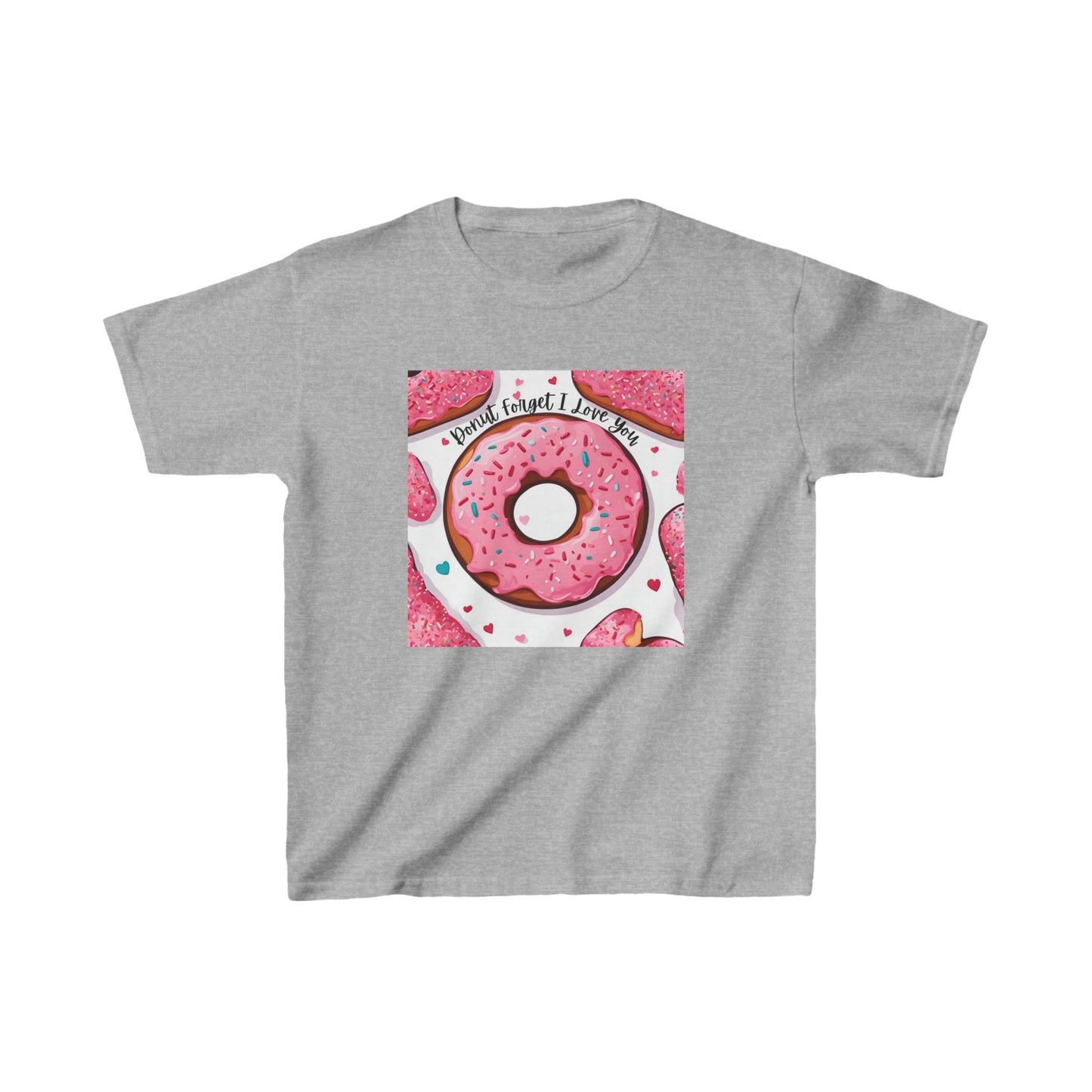 Donut Forget I Love You - Big Donut Valetint's Kids Tee