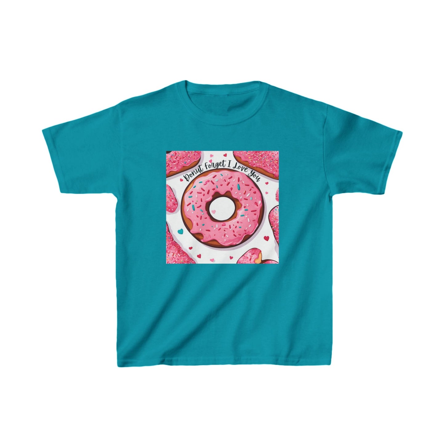 Donut Forget I Love You - Big Donut Valetint's Kids Tee