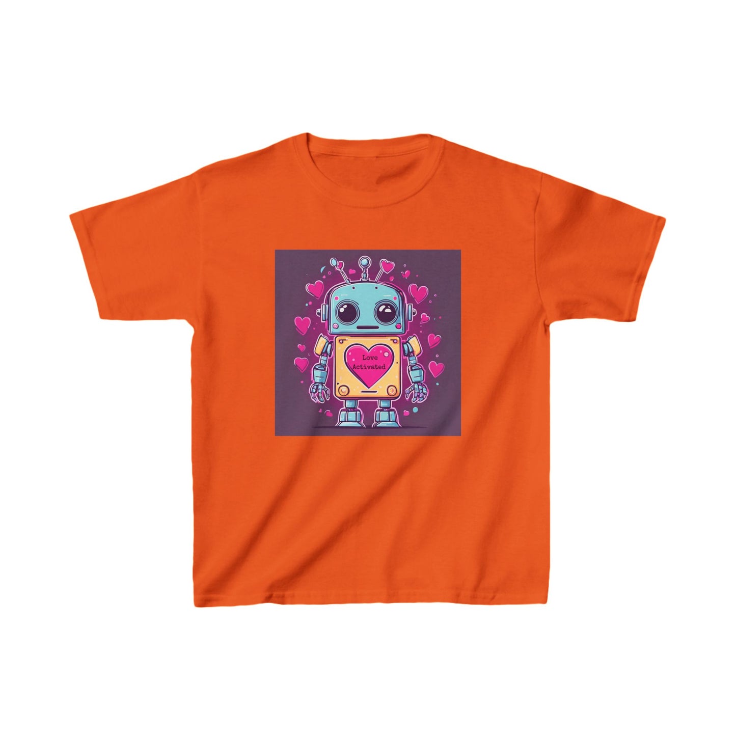 Love Activated - Robot Valentine's Kids' Tee