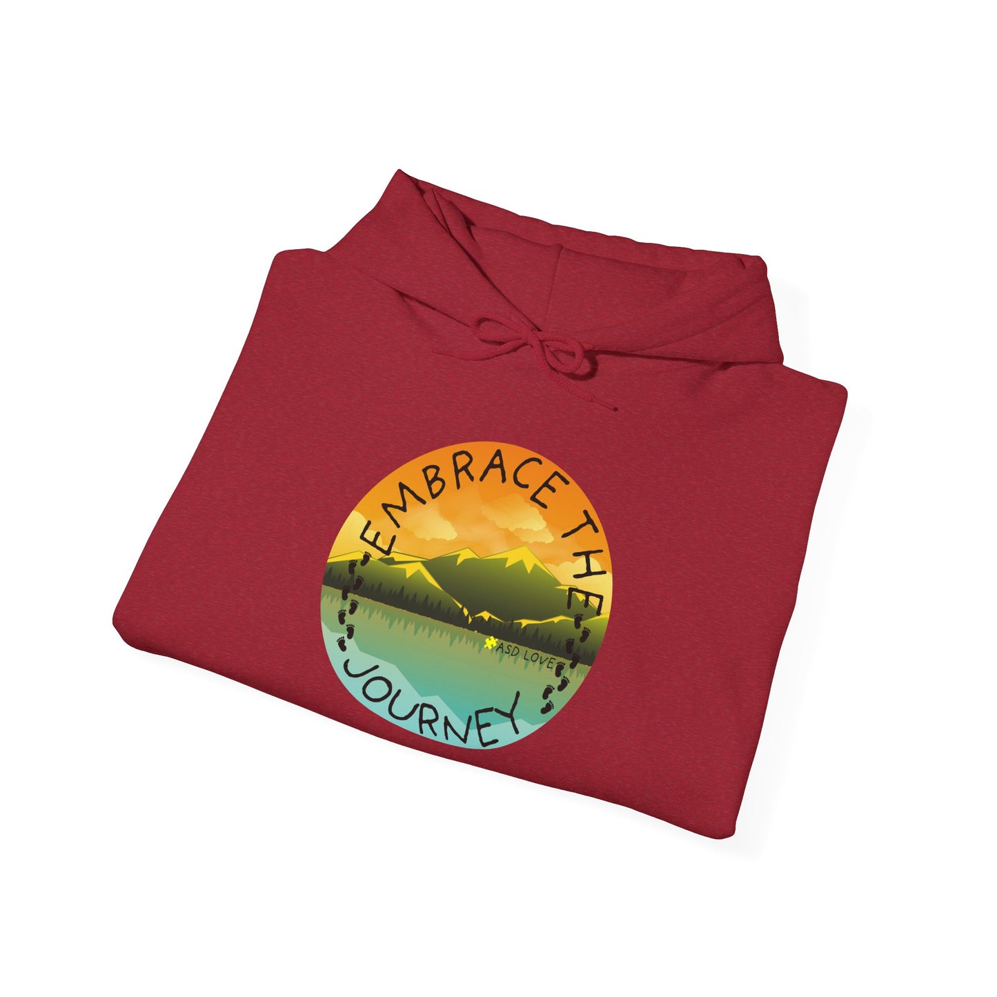 Embrace the Journey | Hoodie | Autism Awareness | Diversity and Inclusivity