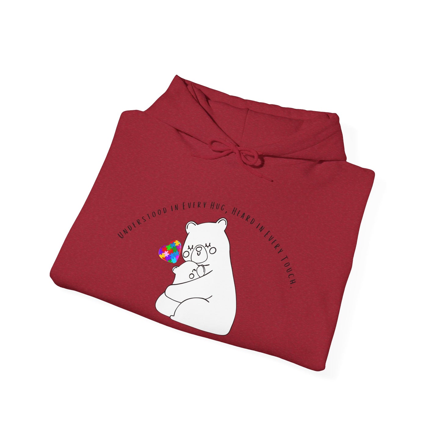 Every Hug, Every Touch - Autism Awareness Hoodie - Gift for Her, Unisex Comfort