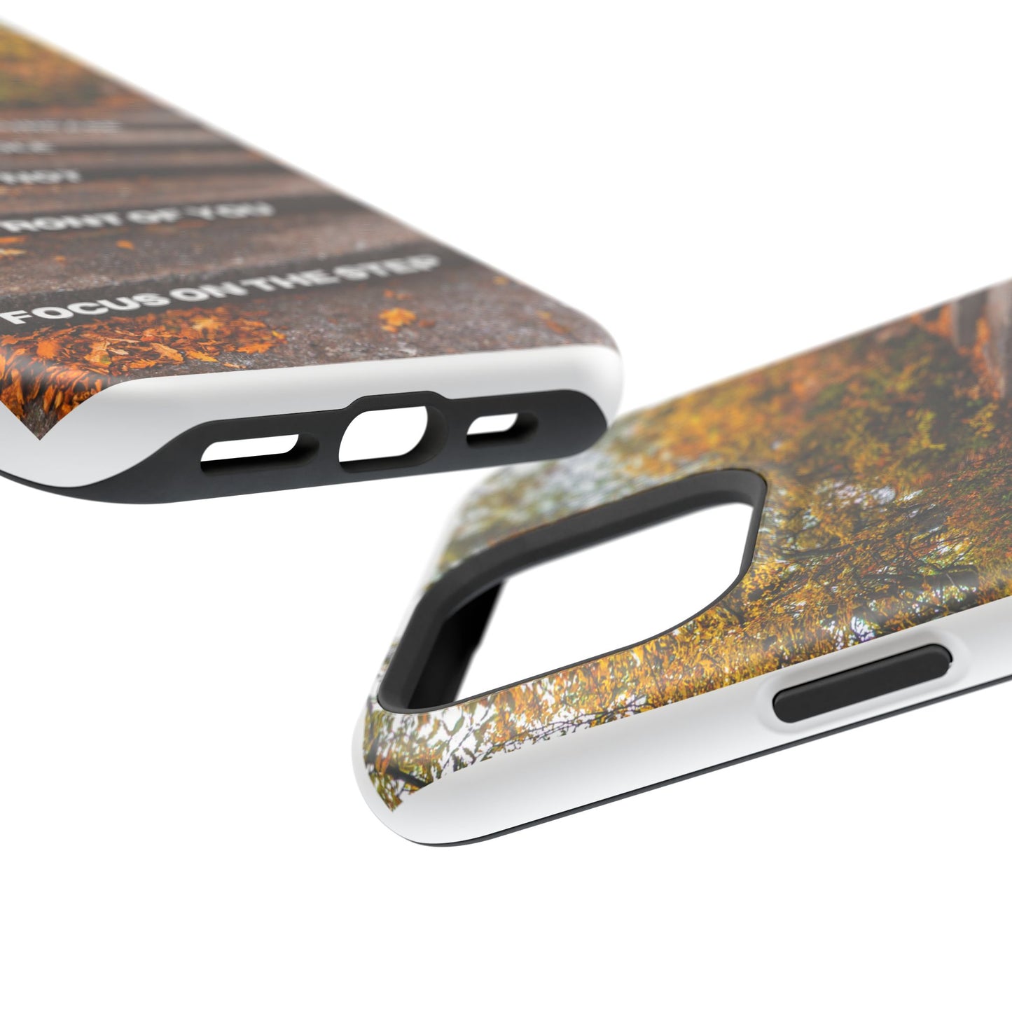 Autumn Steps: Focus on the Journey - Positive Reminder Phone Case