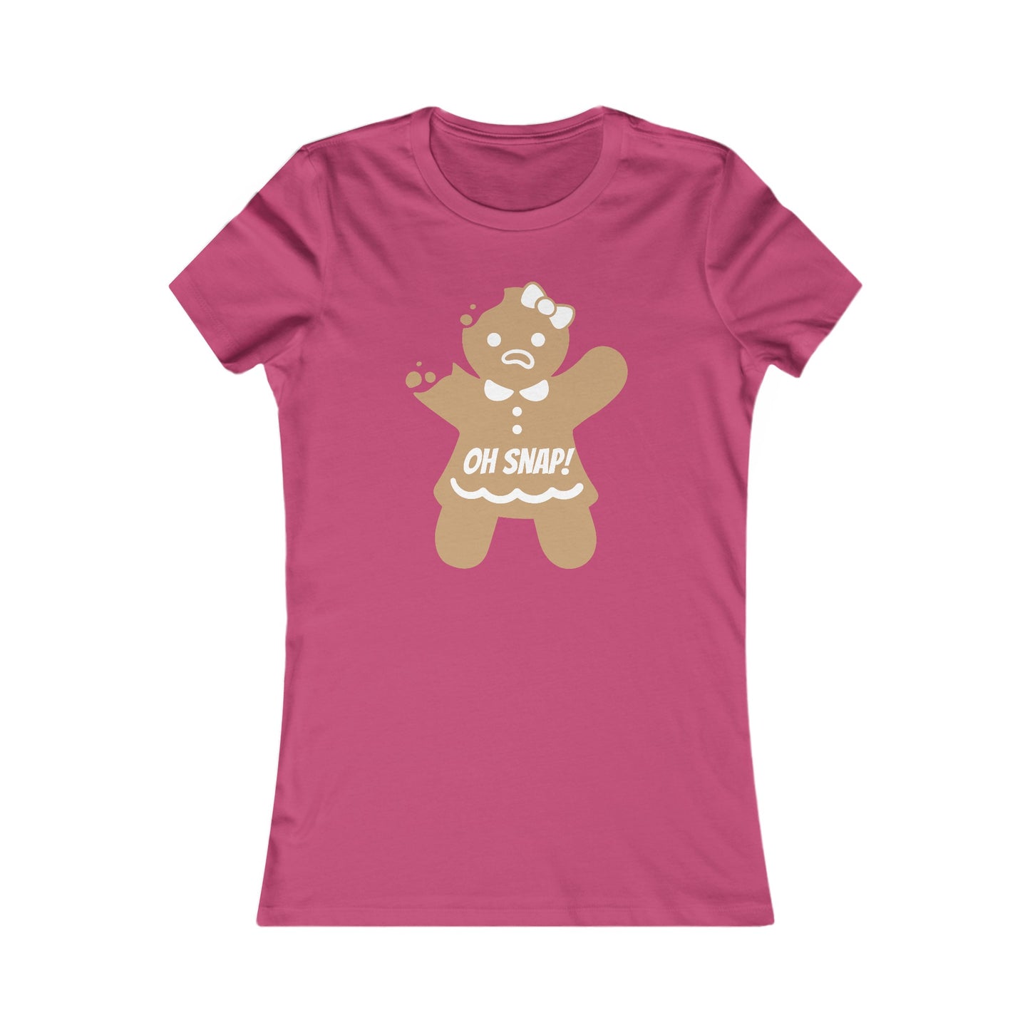 Oh Snap! Gingerbread Girl Shirt - Funny Christmas Holiday Tee with Broken Cookie Design