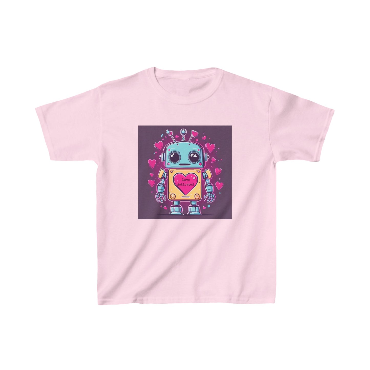Love Activated - Robot Valentine's Kids' Tee