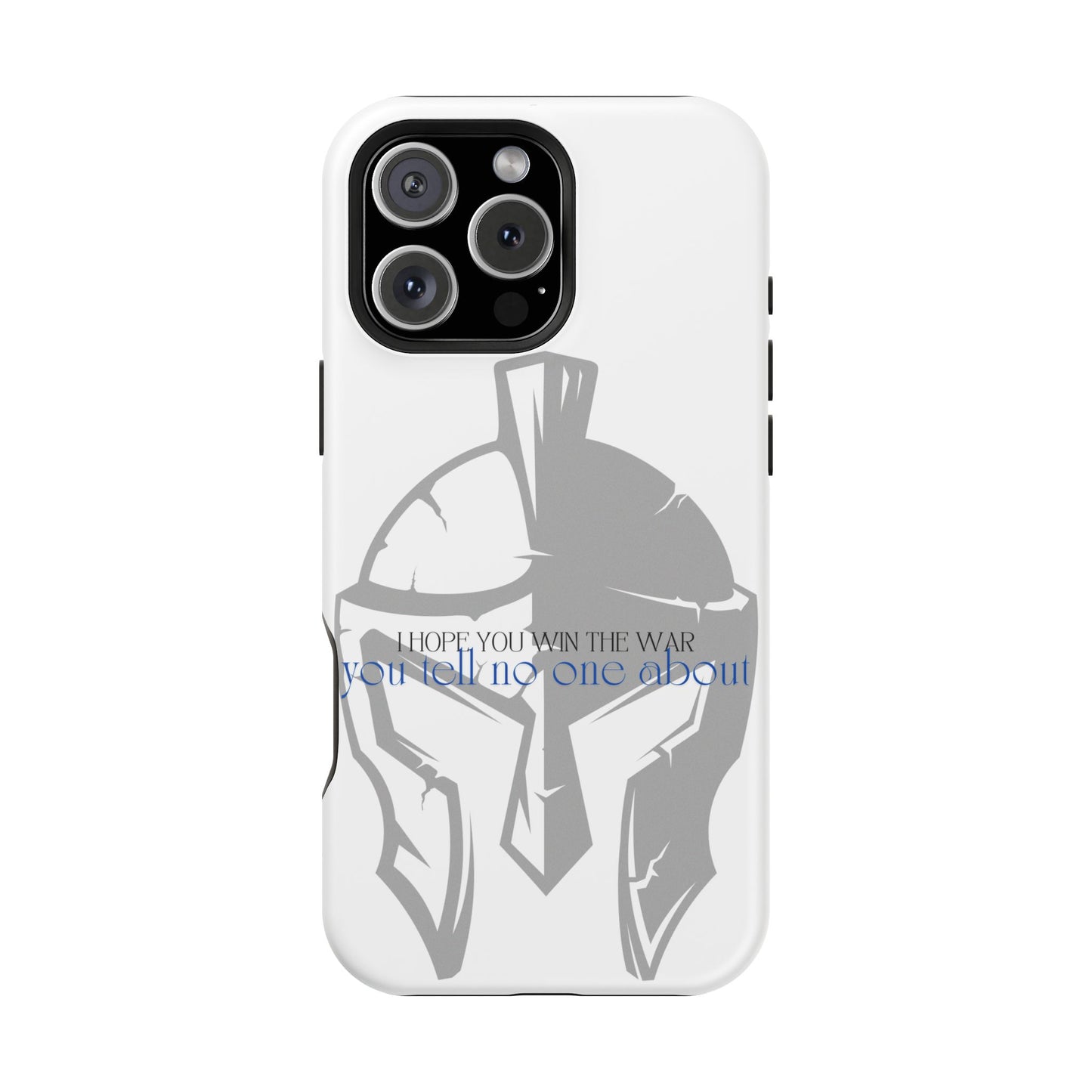 Spartan Strength: Win the War You Tell No One About - Mental Health Awareness Phone Case