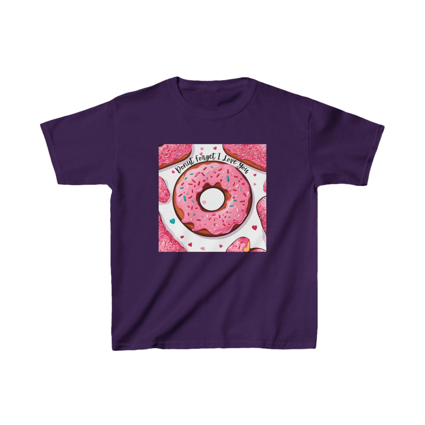 Donut Forget I Love You - Big Donut Valetint's Kids Tee