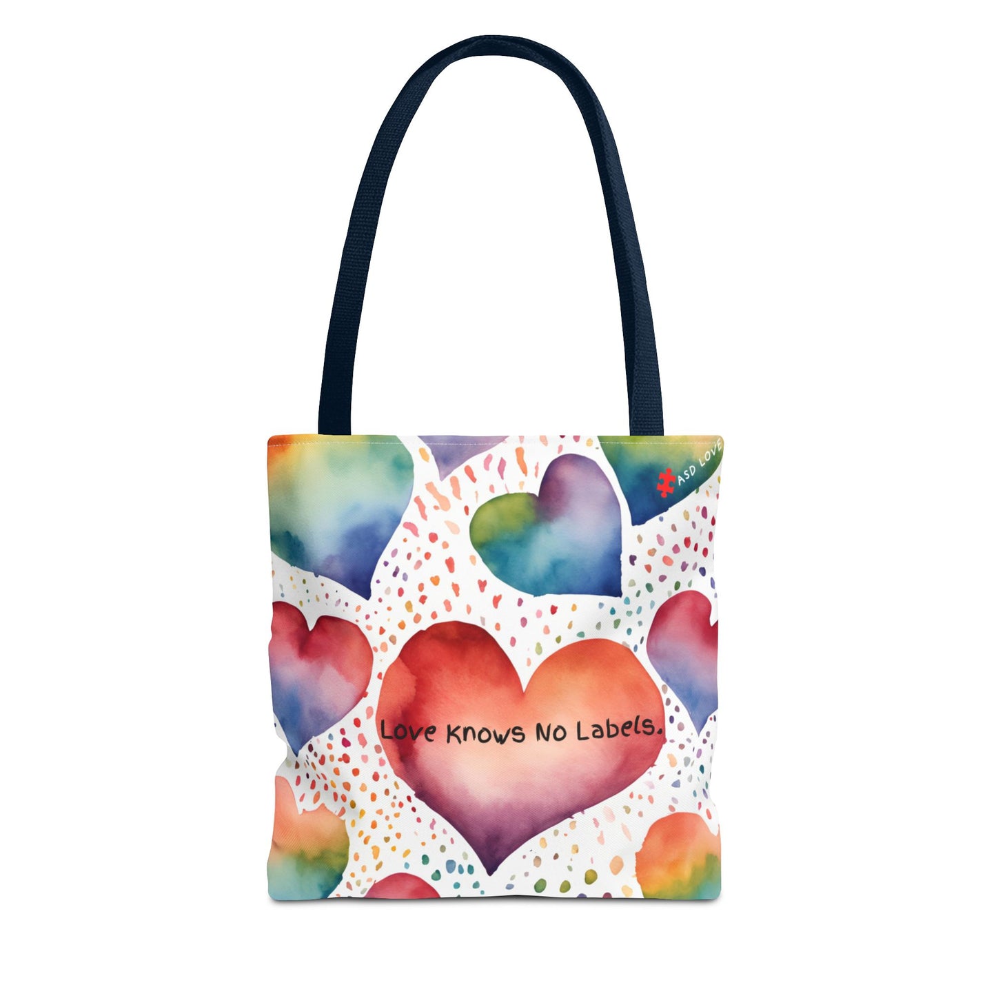 Love Knows No Labels Heart Balloons Tote Bag - Rise Above Division