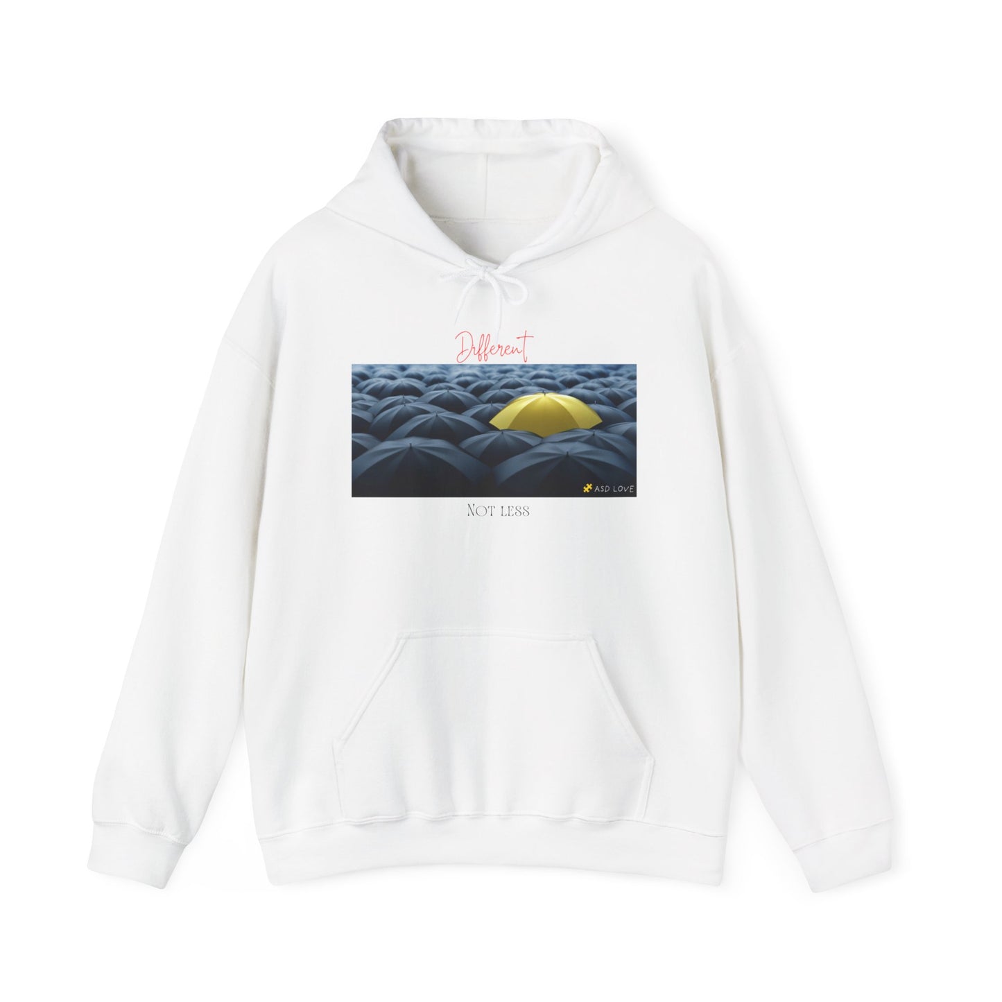 Different, Not Less| Hoodie | Autism Awareness | Diversity and Inclusivity