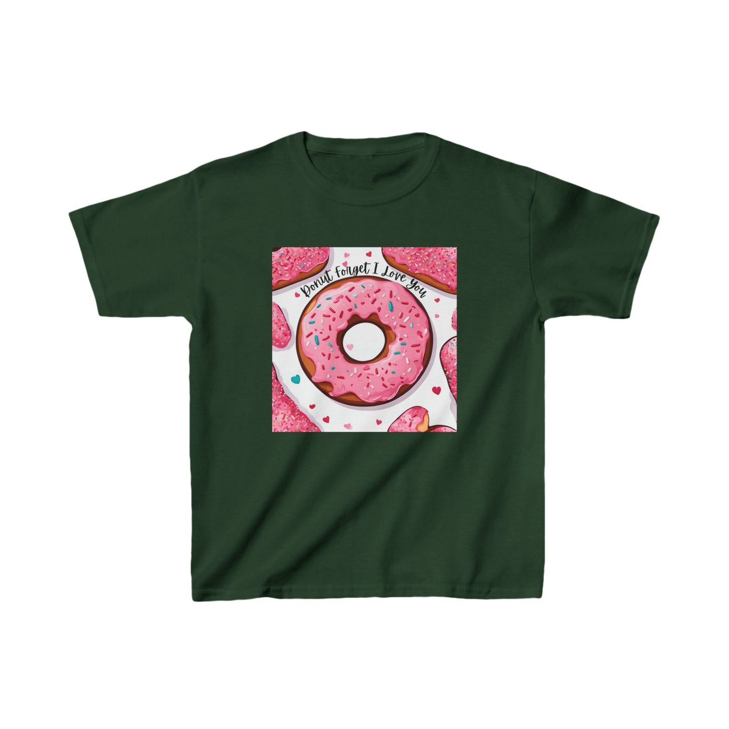 Donut Forget I Love You - Big Donut Valetint's Kids Tee