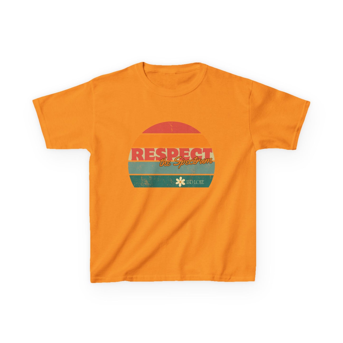 Respect the Spectrum - Rainbow Autism Awarness Kids Tee