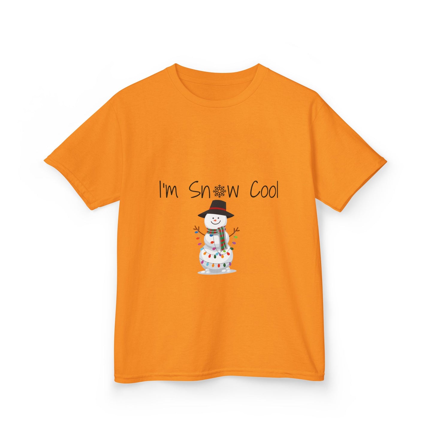 I'm Snow Cool Kids Tee - Fun Holiday Snowman Shirt for Boys and Girls