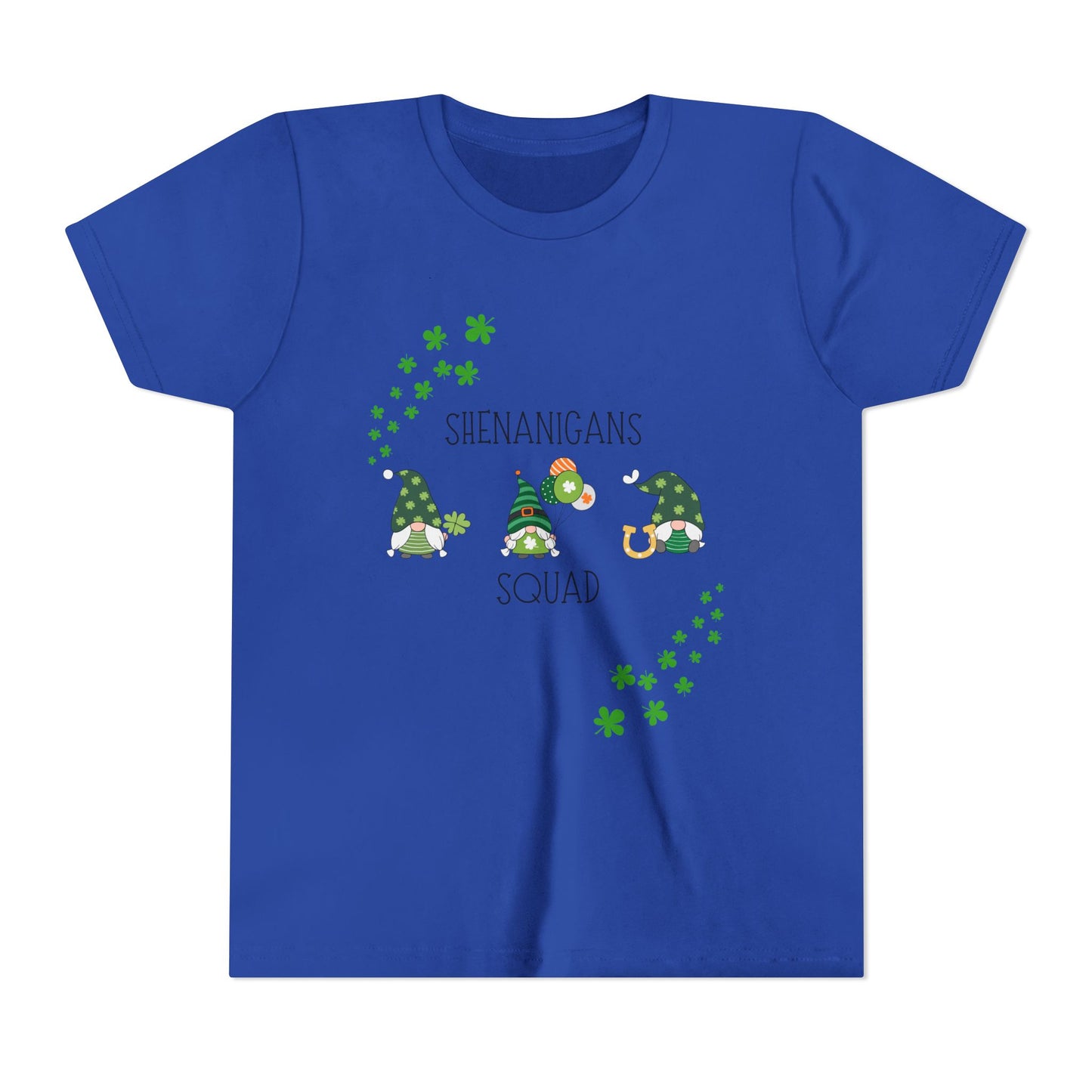 Shenanigans Squad Gnomes Youth Tee | St. Patrick's Day Shamrock Kids Shirt