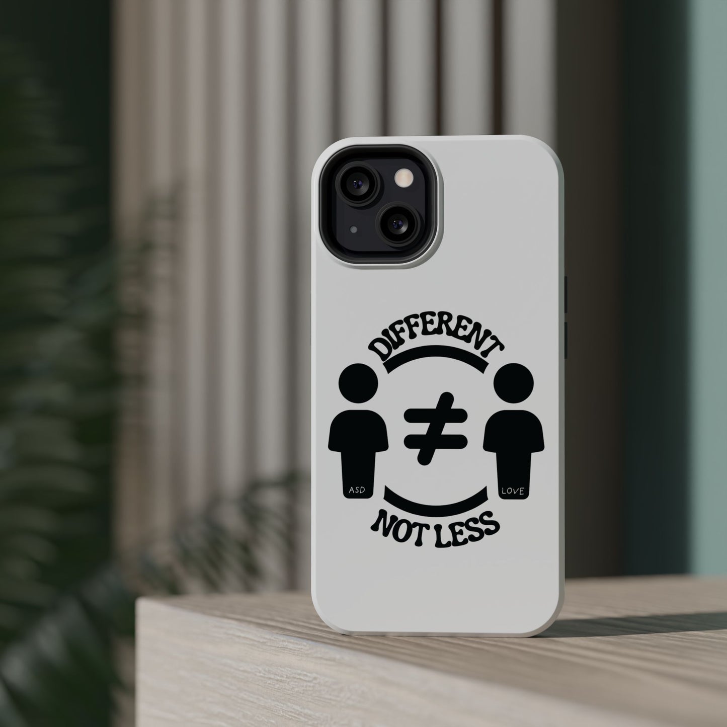 Silhouette Harmony: Different, Not Less - ASD Awareness Phone Case