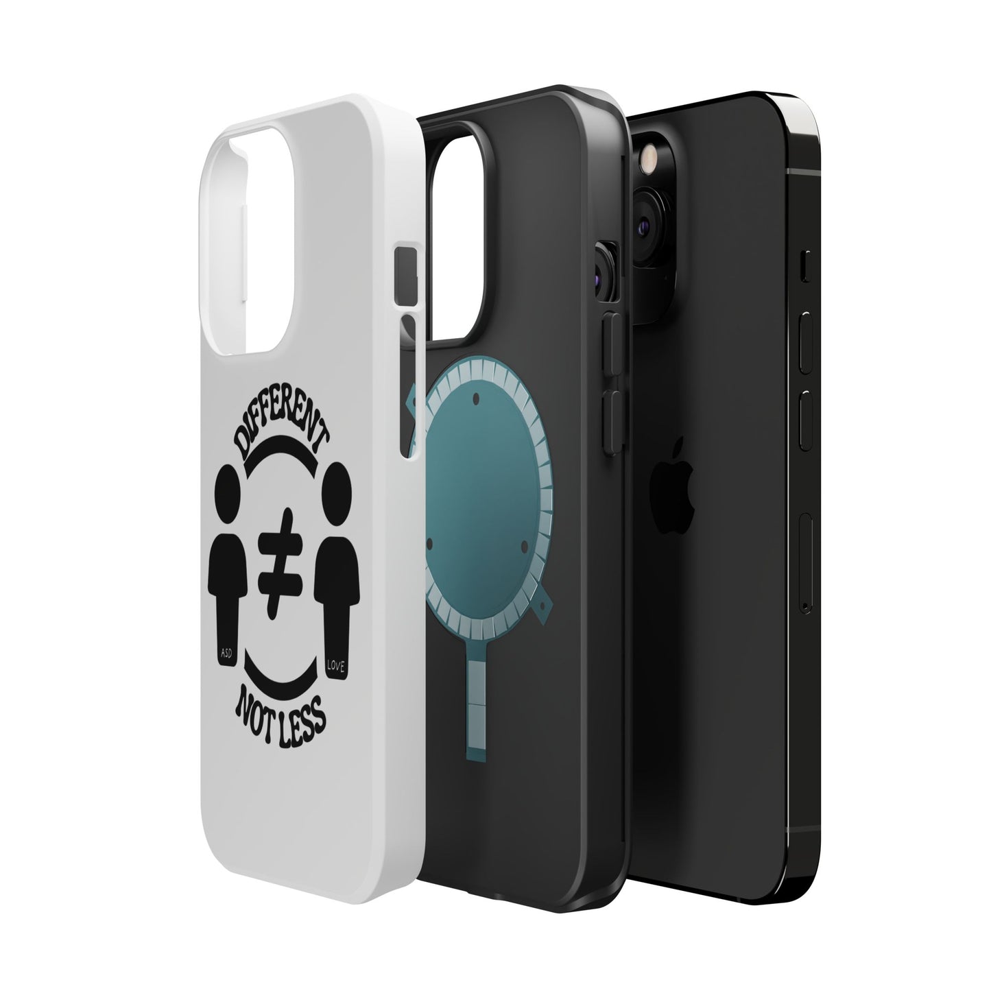 Silhouette Harmony: Different, Not Less - ASD Awareness Phone Case