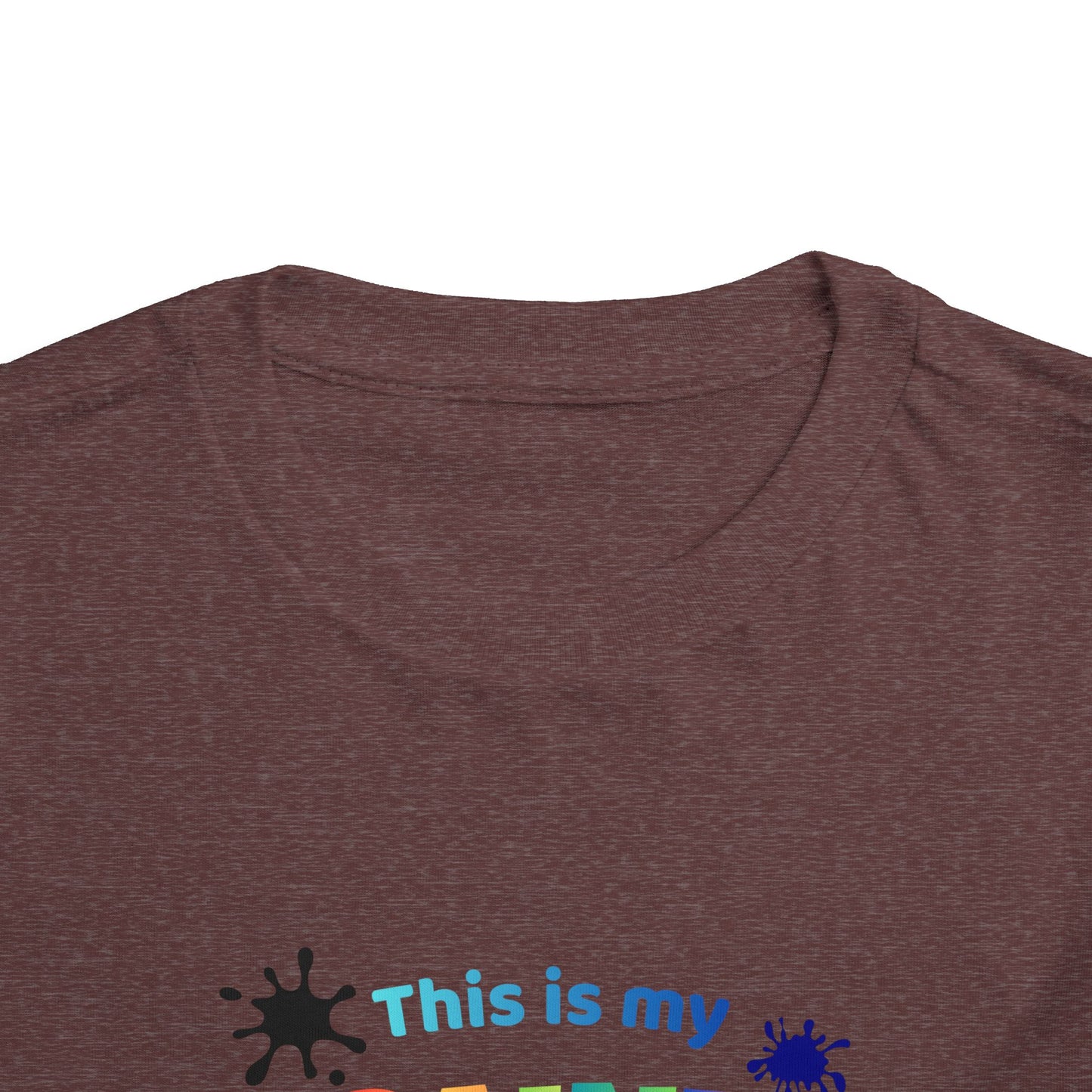 This Is My Paint Shirt Toddler Tee | Kids Painting Art Splash Shirt