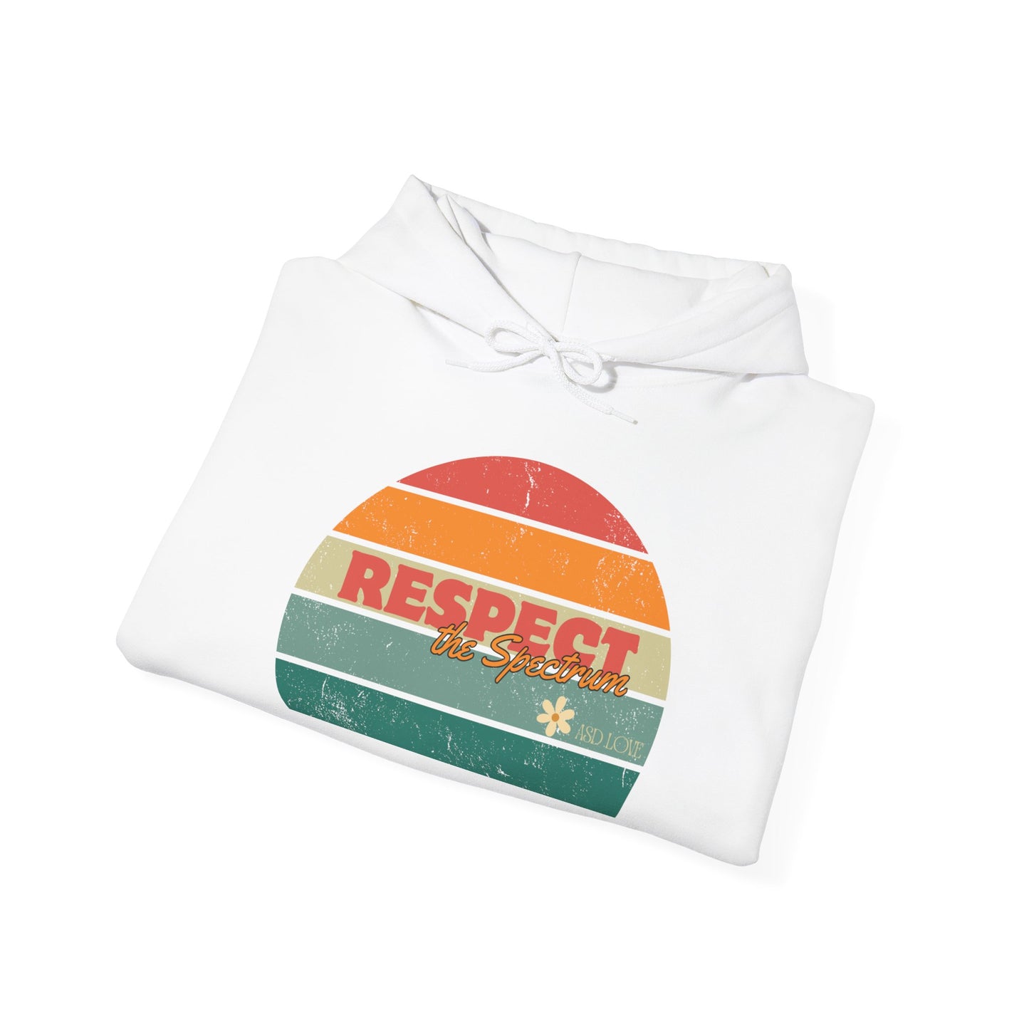 Respect the Spectrum | Hooded Sweatshirt | Autism Awareness | Diversity and Inclusivity