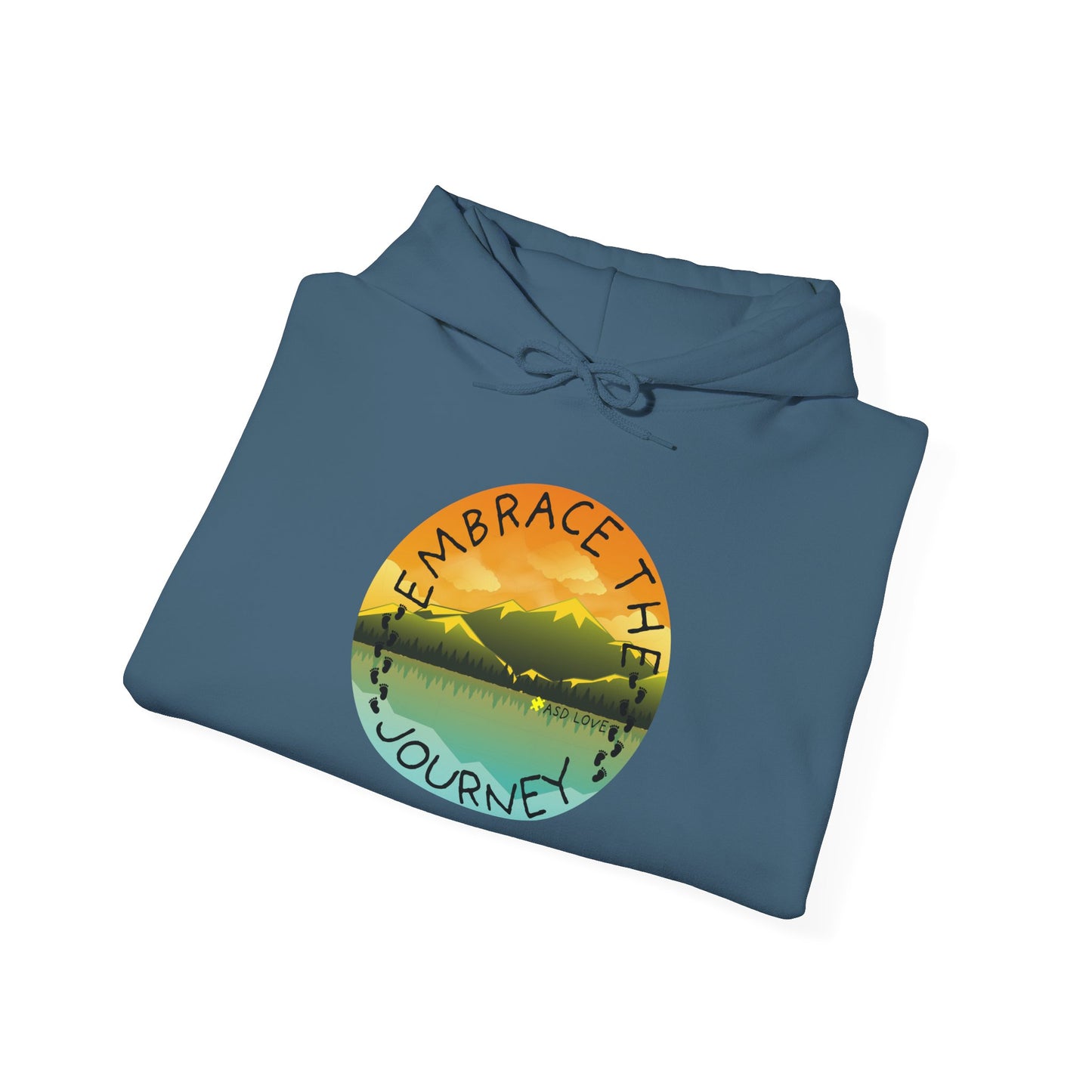 Embrace the Journey | Hoodie | Autism Awareness | Diversity and Inclusivity