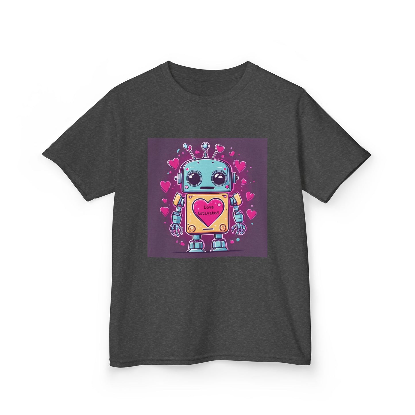 Love Activated - Robot Valentine's Kids' Tee