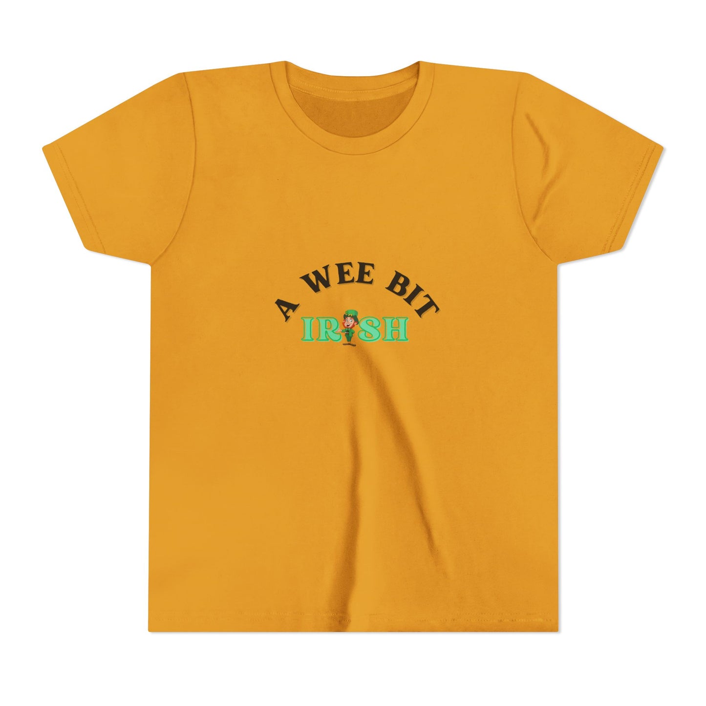 A Wee Bit Irish Youth Tee | St. Patrick's Day Shamrock Kids Shirt