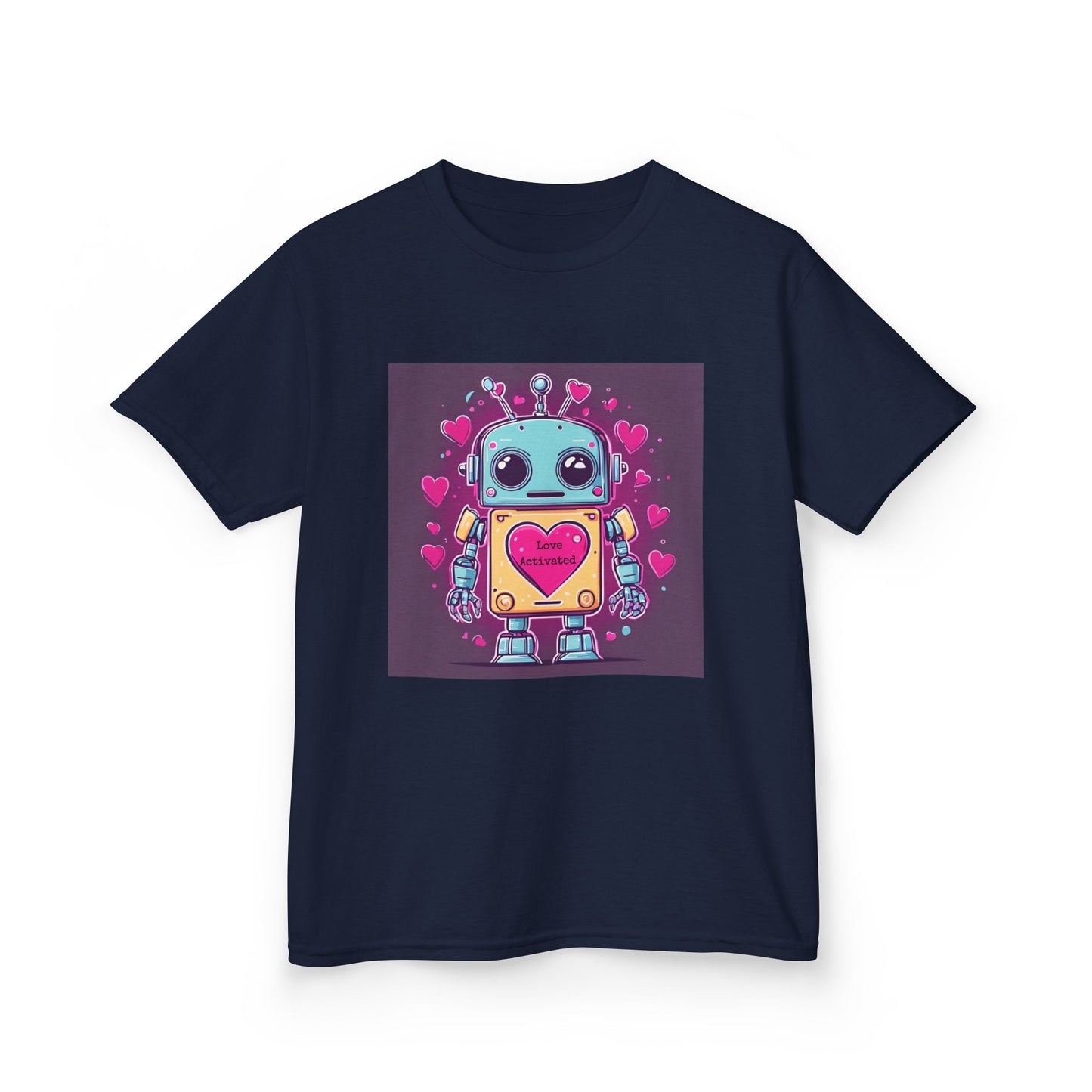 Love Activated - Robot Valentine's Kids' Tee