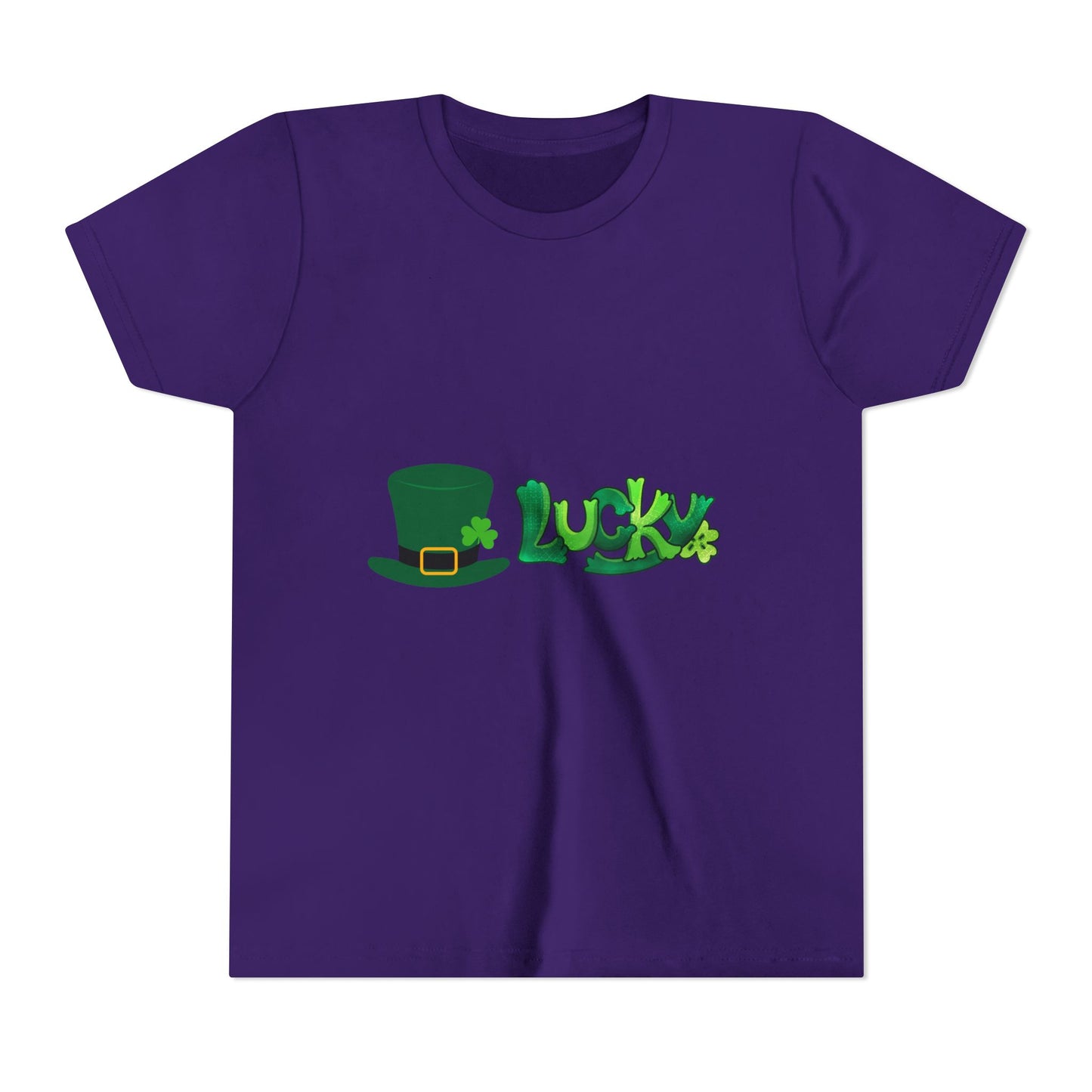 Lucky St. Patricks Day Shamrock Tee | Youth T-Shirt