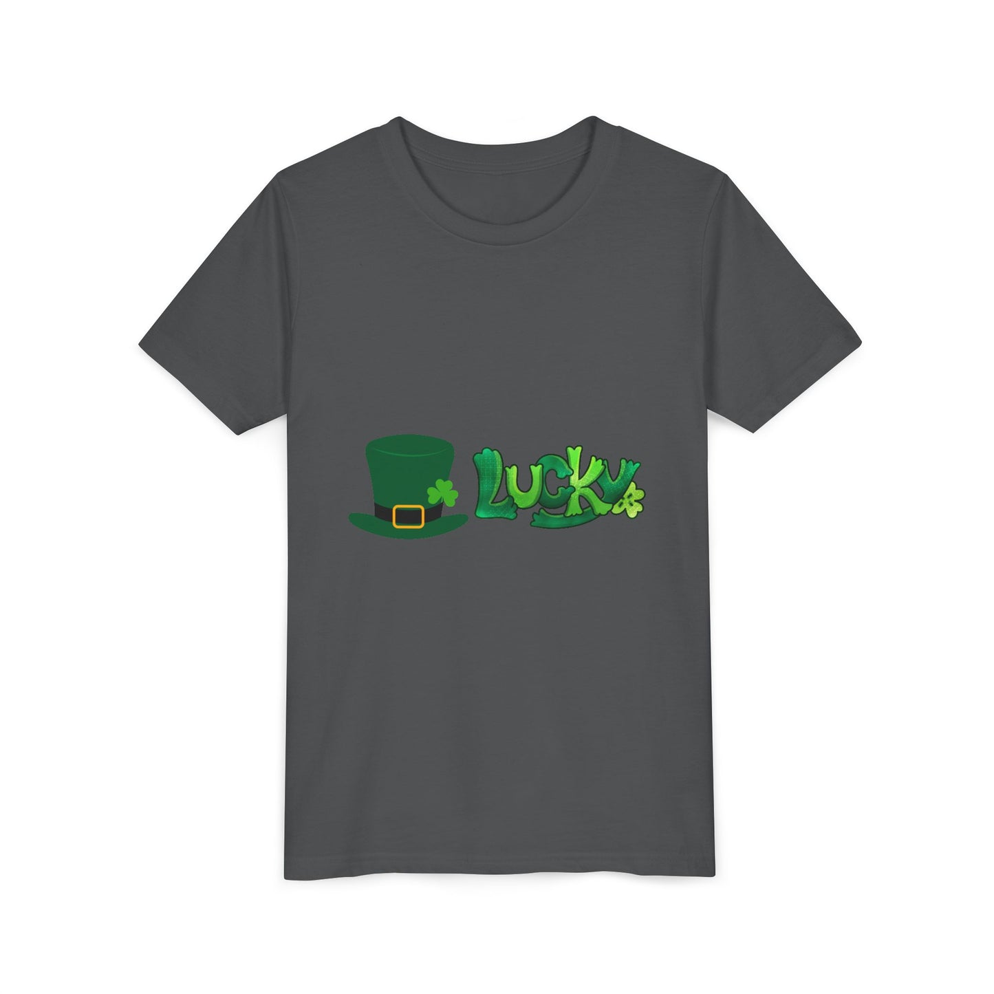 Lucky St. Patricks Day Shamrock Tee | Youth T-Shirt