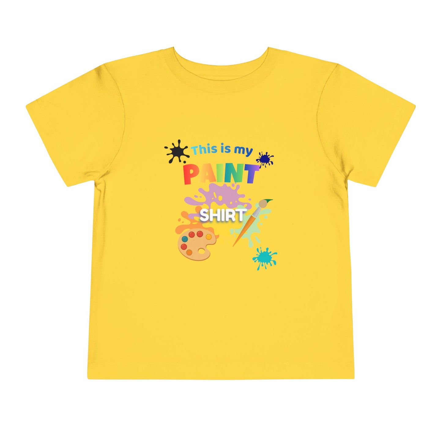 This Is My Paint Shirt Toddler Tee | Kids Painting Art Splash Shirt