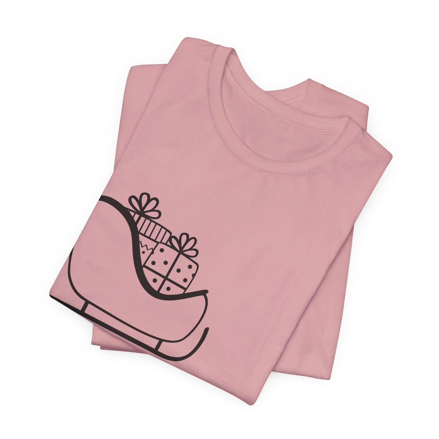 Sleigh All Day Holiday Shirt - Unisex Jersey Short Sleeve Tee - Holiday Gift - Funny Sleigh T-Shirt - Winter Snowflake Tee