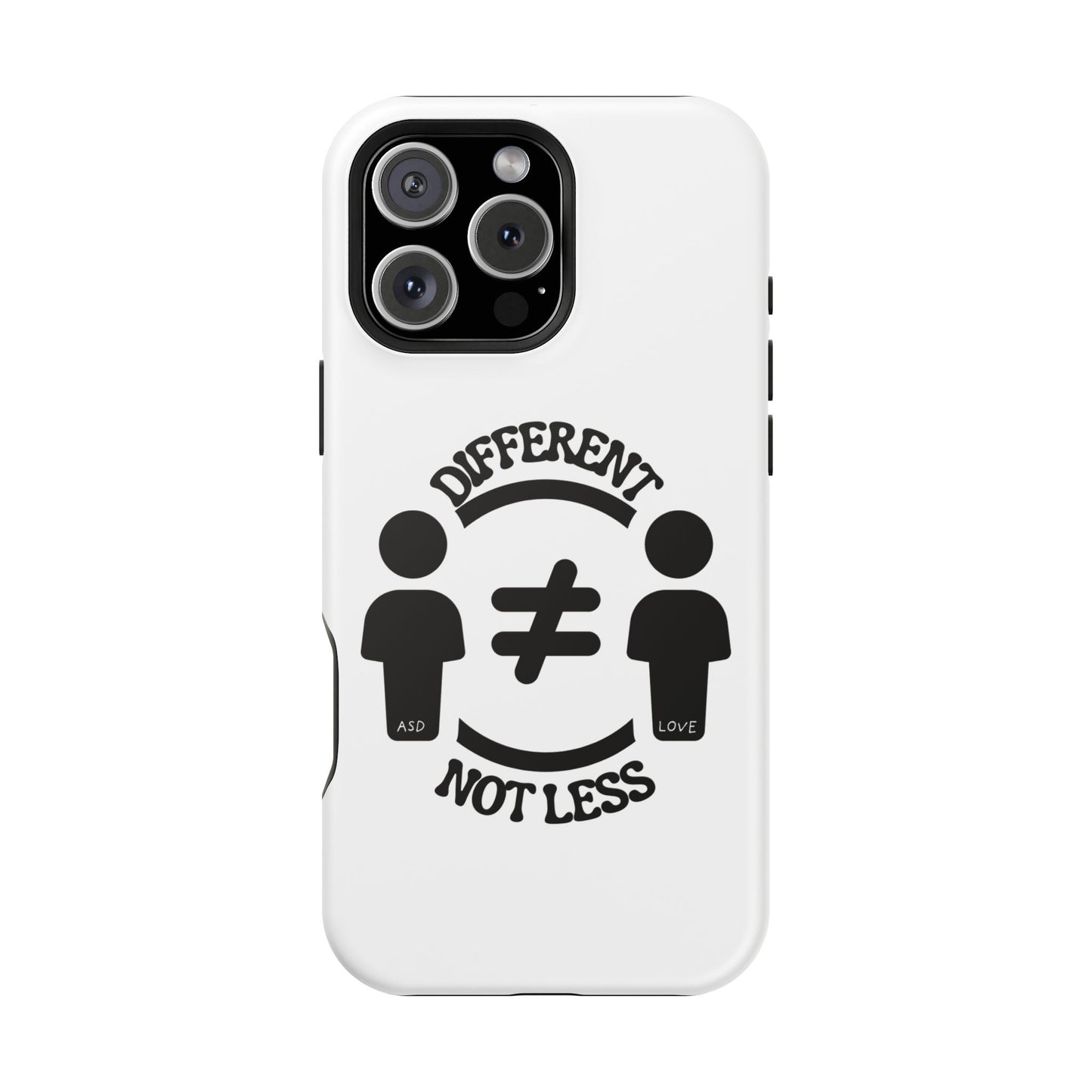 Silhouette Harmony: Different, Not Less - ASD Awareness Phone Case