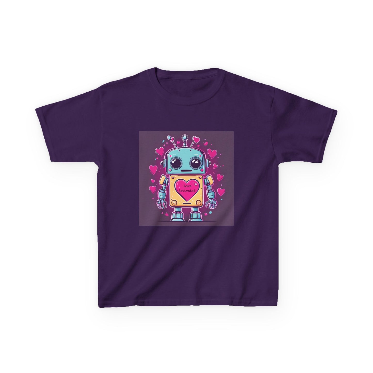 Love Activated - Robot Valentine's Kids' Tee