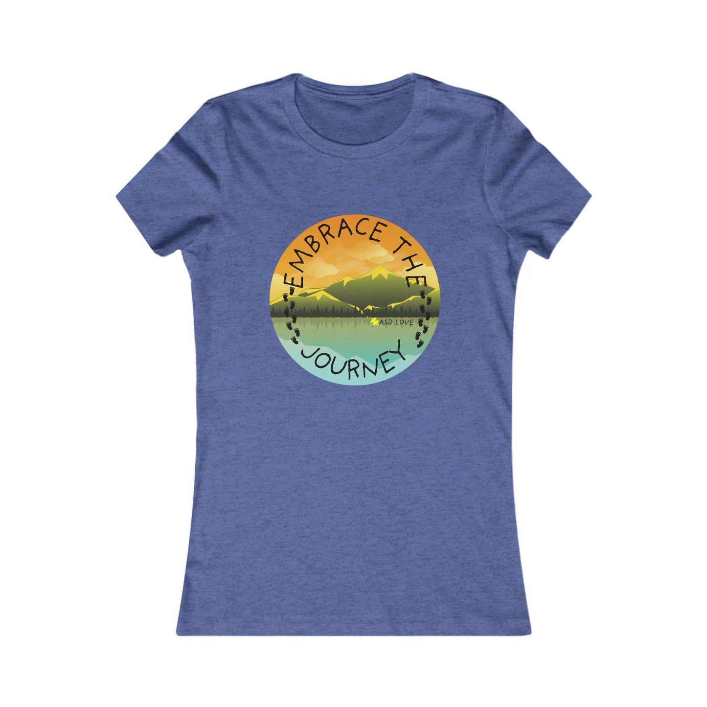 Embrace the Journey | Women's Favorite Tee | Autism Awareness | Diversity and Inclusivity