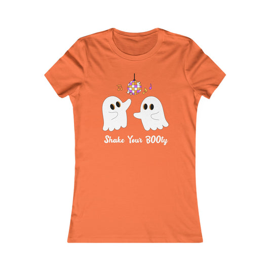 Shake your BOOty Halloween Shirt (WF) - Fun Dancing Ghost Disco Party Tee