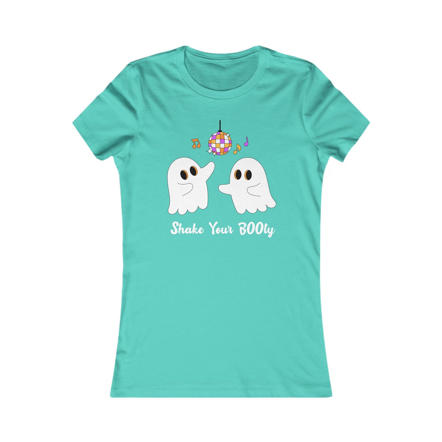 Shake your BOOty Halloween Shirt (WF) - Fun Dancing Ghost Disco Party Tee
