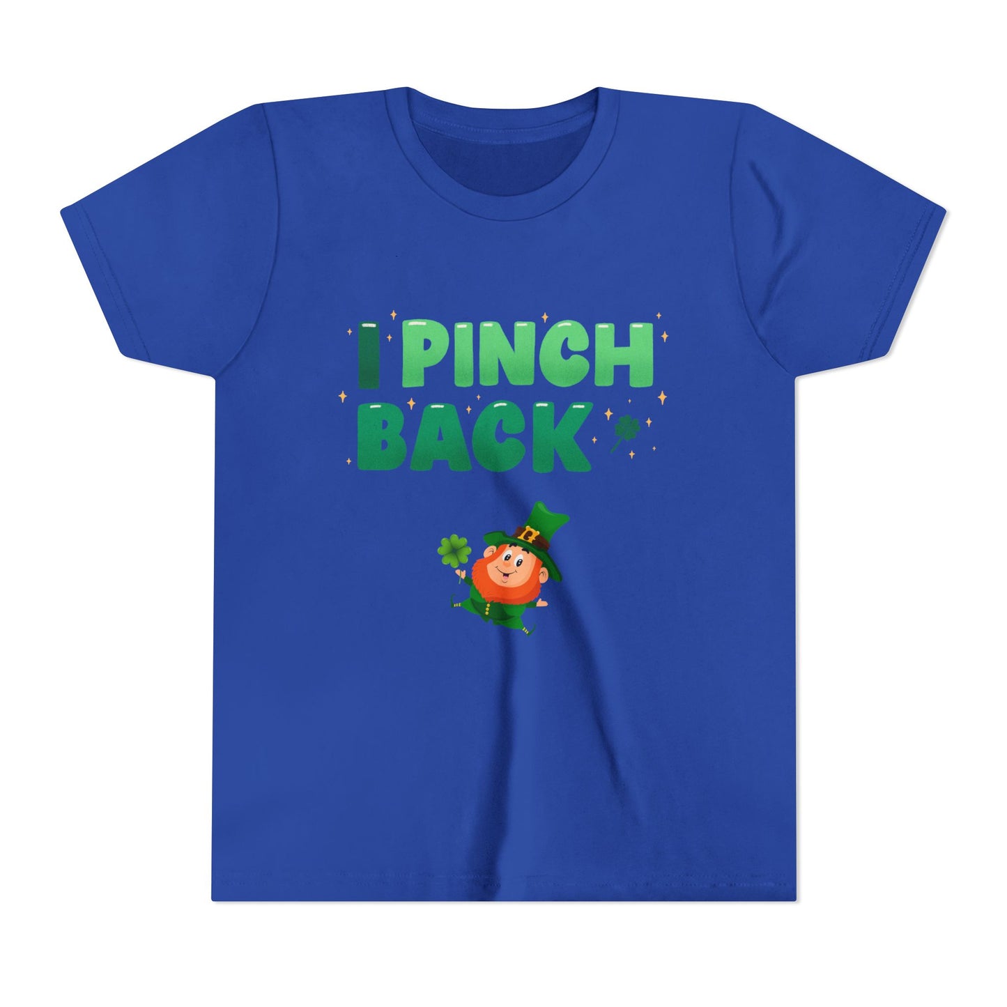 I Pinch Back Leprechaun Kids T-Shirt | St. Patrick's Day Shamrock Tee