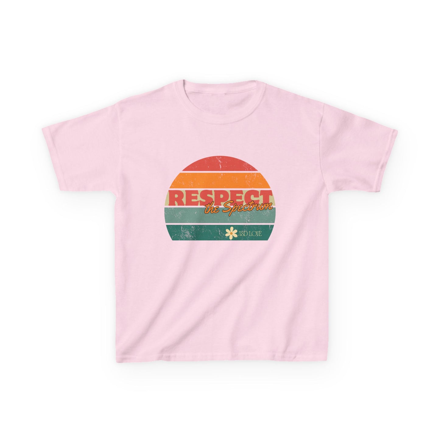 Respect the Spectrum - Rainbow Autism Awarness Kids Tee