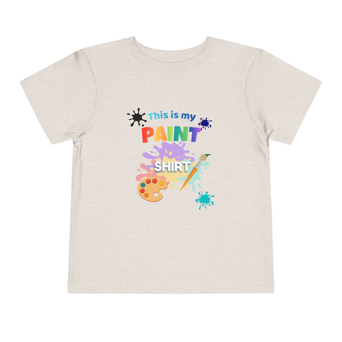 This Is My Paint Shirt Toddler Tee | Kids Painting Art Splash Shirt