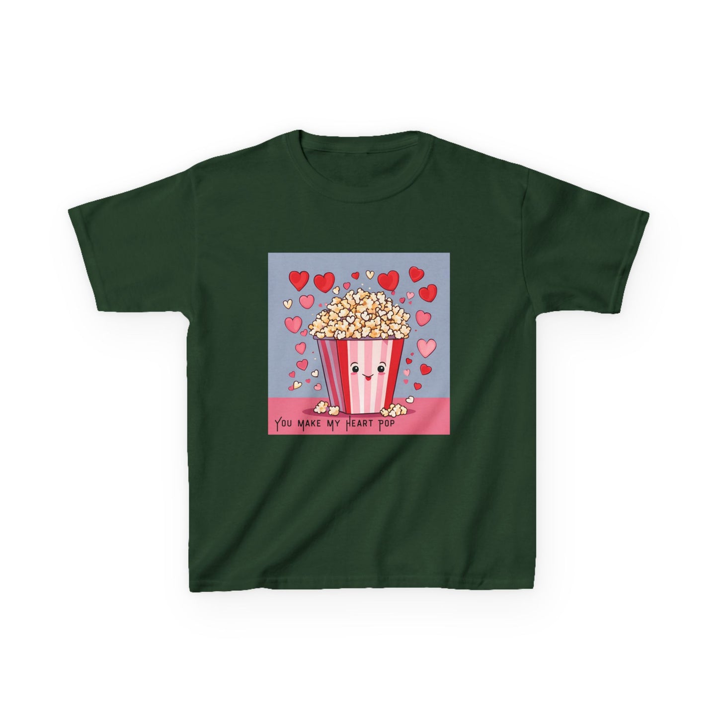 You Make My Heart Pop - Popcorn Valentine's Kids Tee