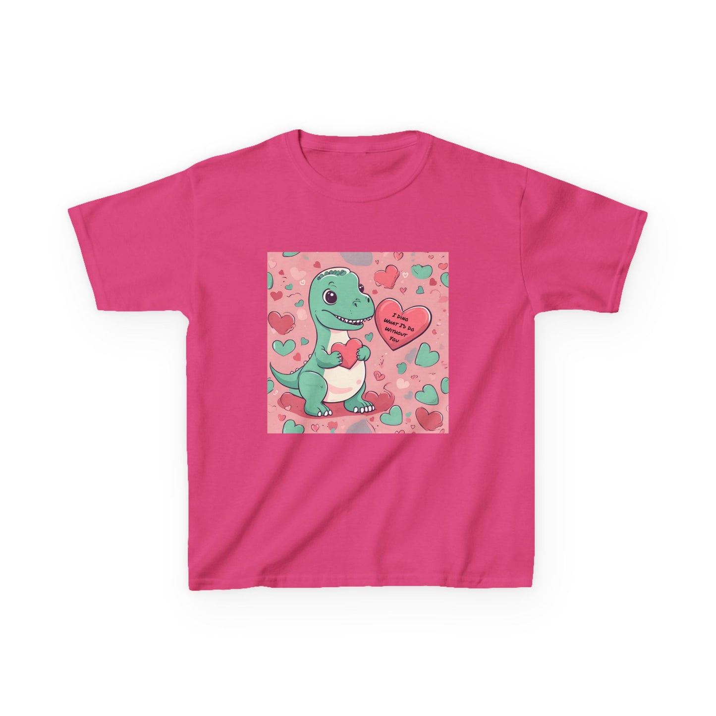 I Dino What I'd Do Without You - Baby Dino Valentine's Kids tee
