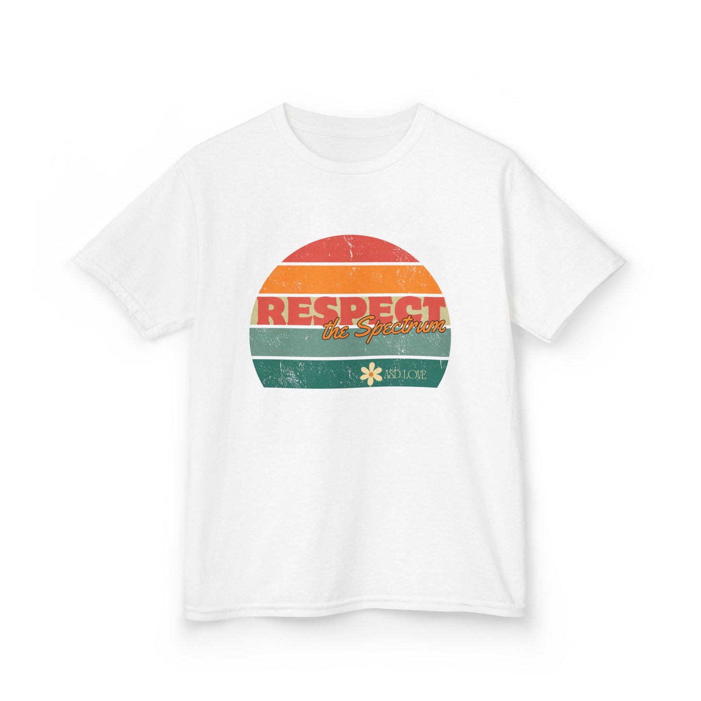 Respect the Spectrum - Rainbow Autism Awarness Kids Tee