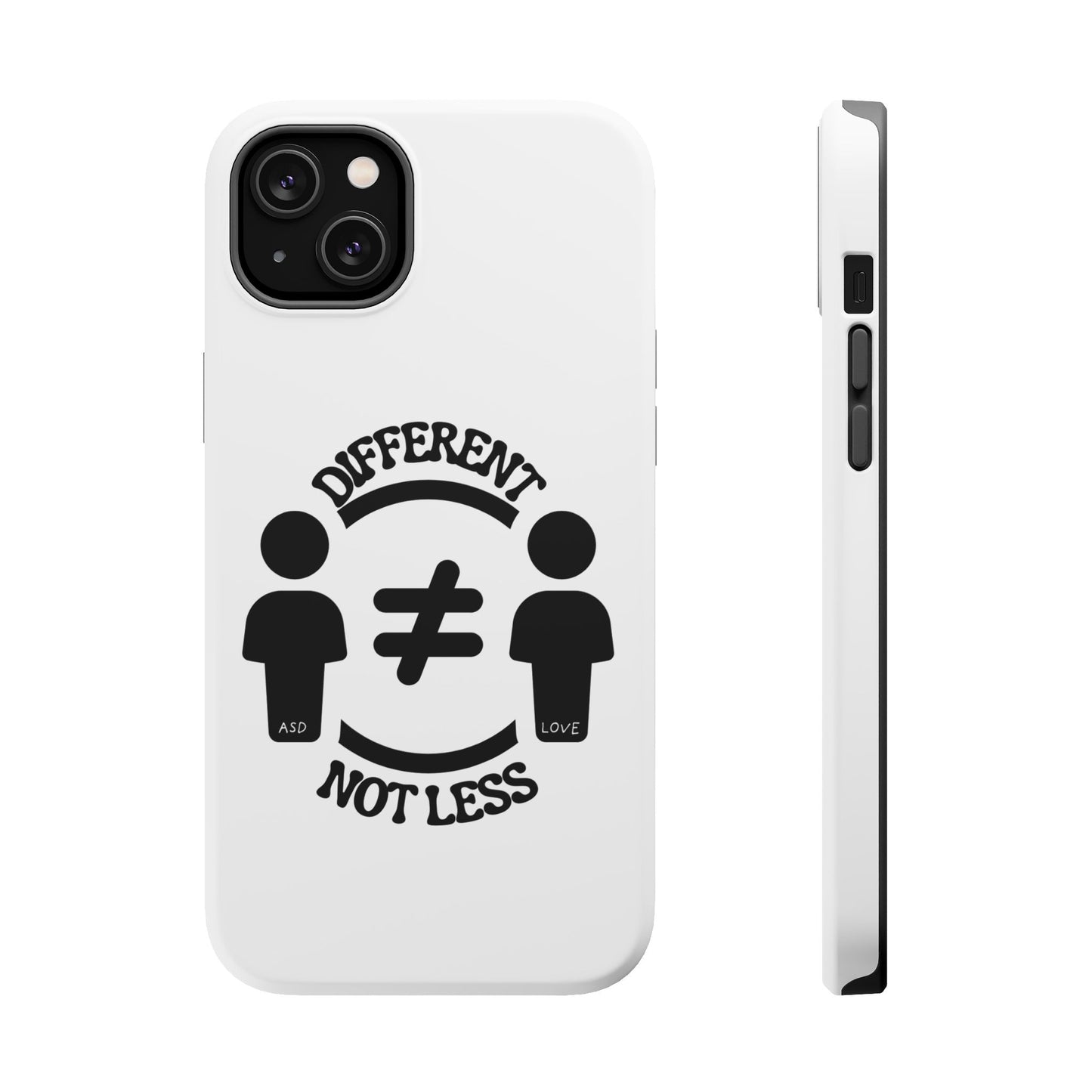 Silhouette Harmony: Different, Not Less - ASD Awareness Phone Case