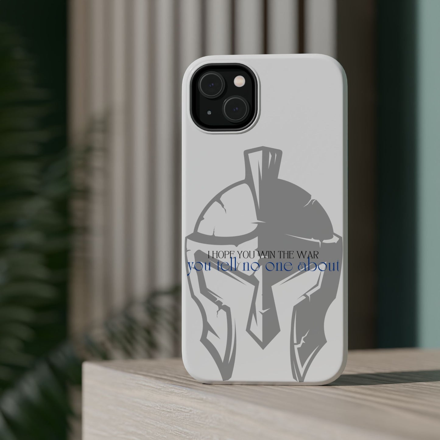 Spartan Strength: Win the War You Tell No One About - Mental Health Awareness Phone Case