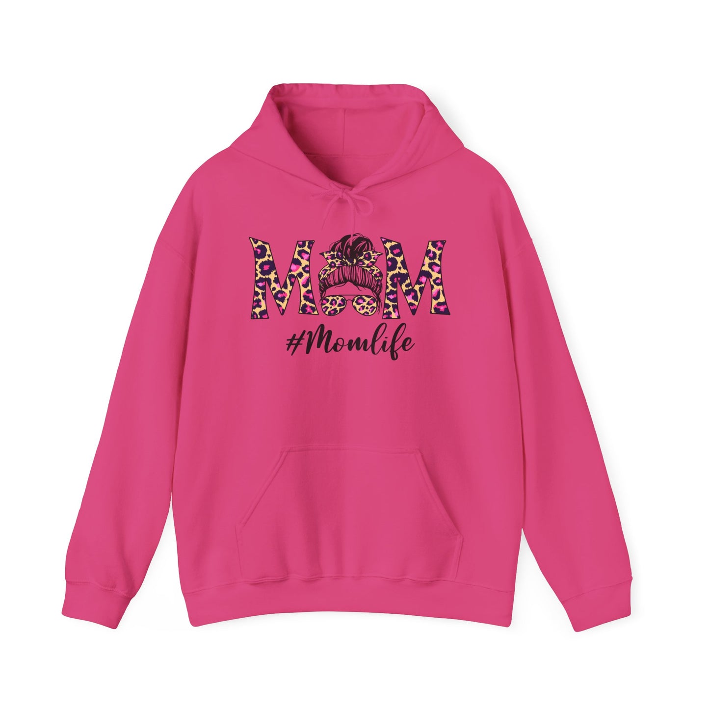 Leopard Print Mom Life Hoodie - Fierce & Fabulous | Mom Life Hoodie, Cozy Sweatshirt for Mothers, Unique Mothers Day Gift, Cute Mom Apparel