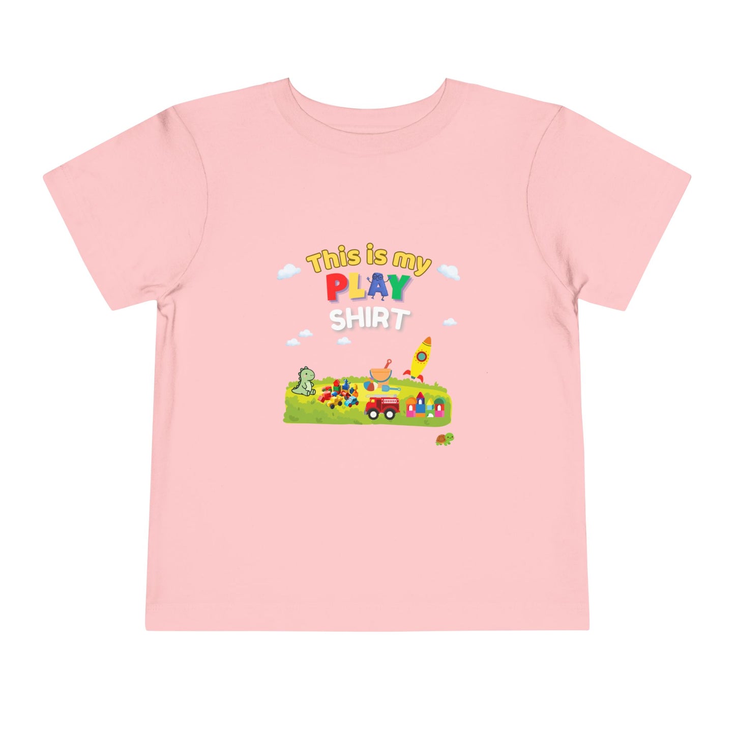 This Is My Play Shirt Toddler Tee | Toy Train, Blocks, Rocket