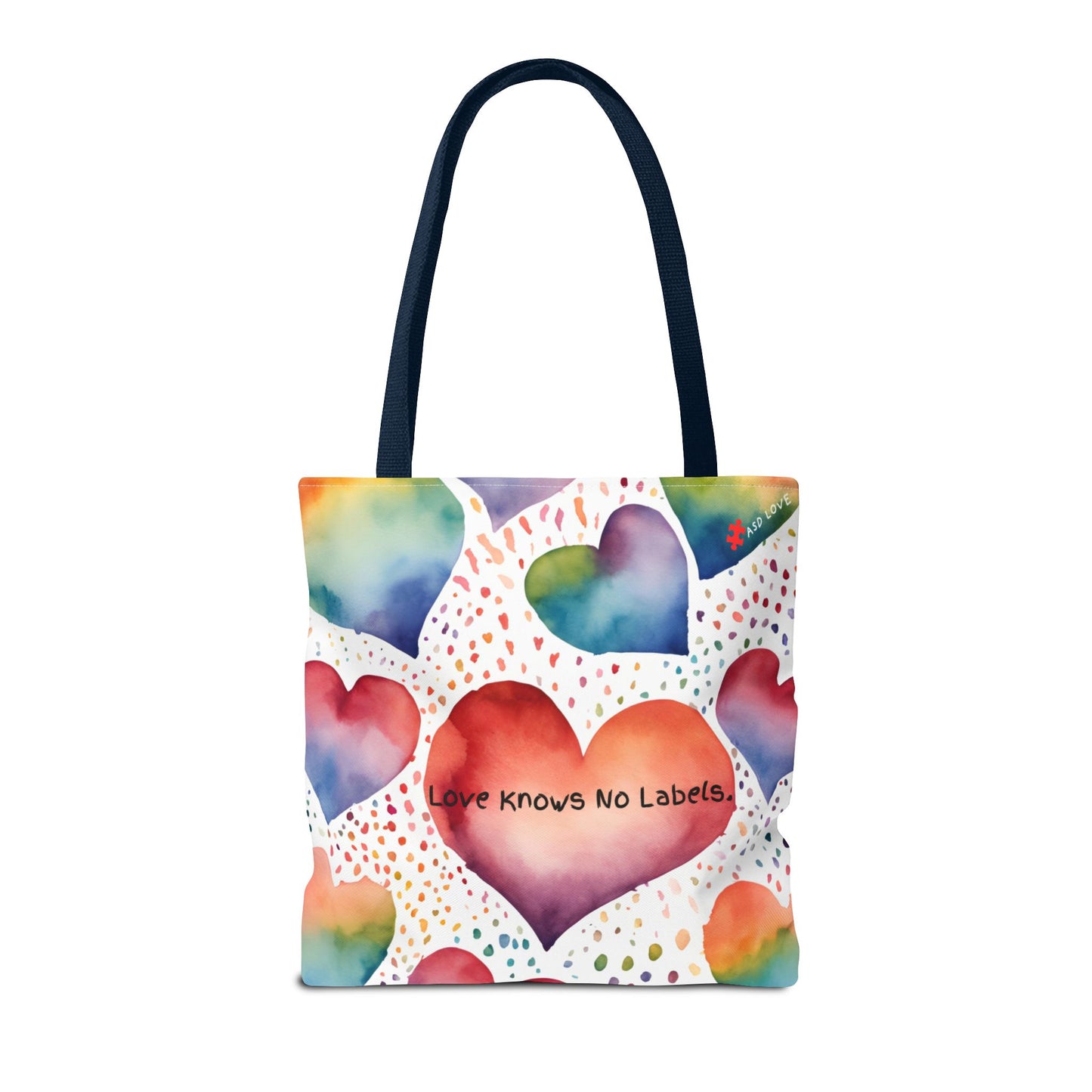 Love Knows No Labels Heart Balloons Tote Bag - Rise Above Division