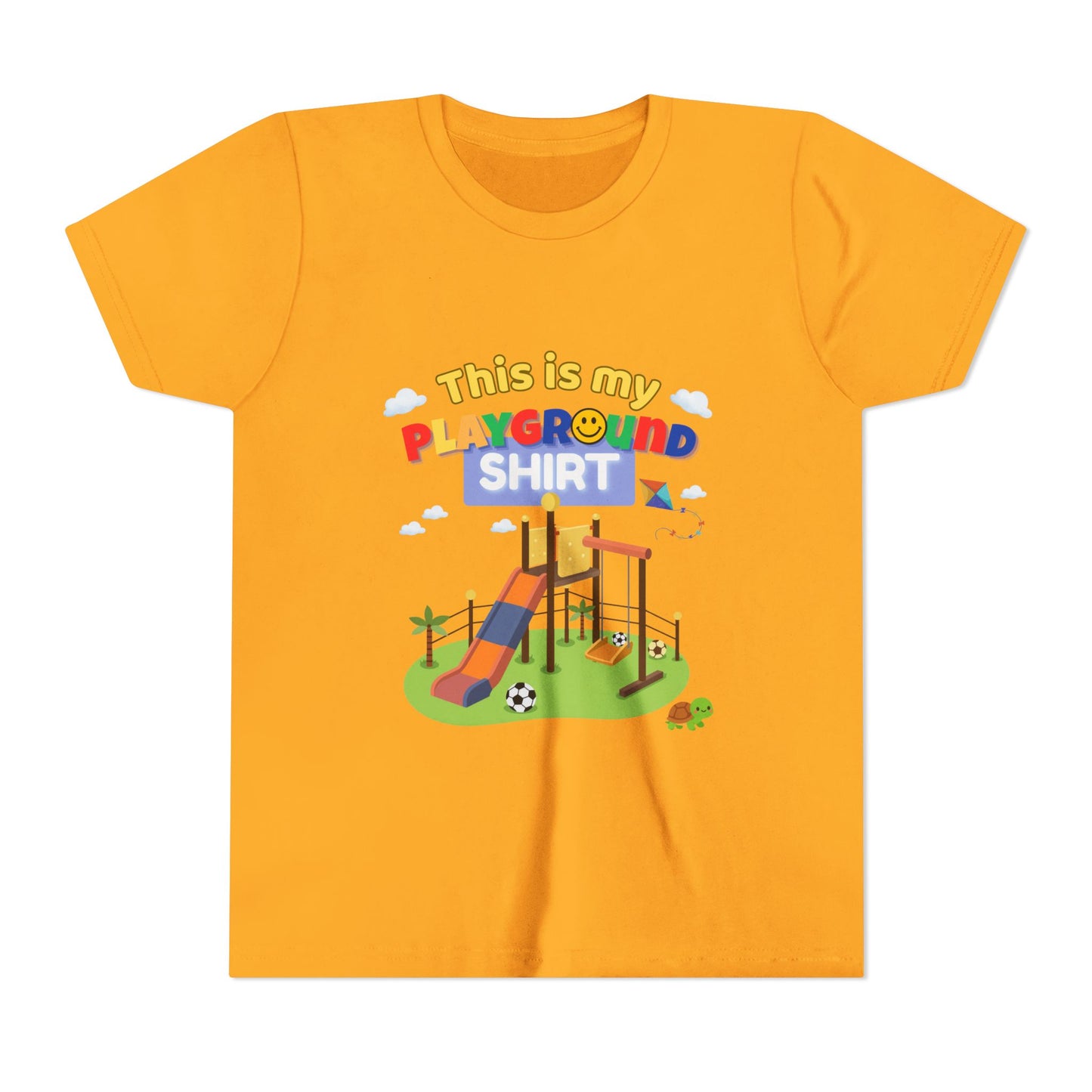This Is My Playground Shirt Youth Tee | Playground Slide Graphic Shirt