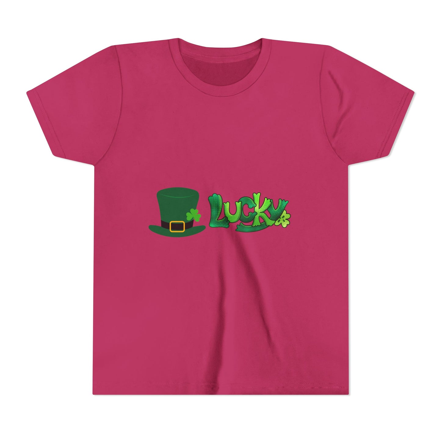Lucky St. Patricks Day Shamrock Tee | Youth T-Shirt