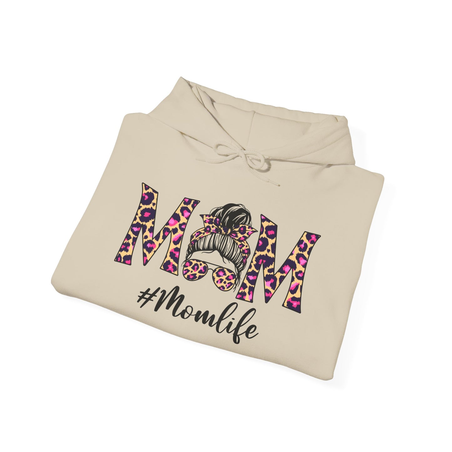 Leopard Print Mom Life Hoodie - Fierce & Fabulous | Mom Life Hoodie, Cozy Sweatshirt for Mothers, Unique Mothers Day Gift, Cute Mom Apparel