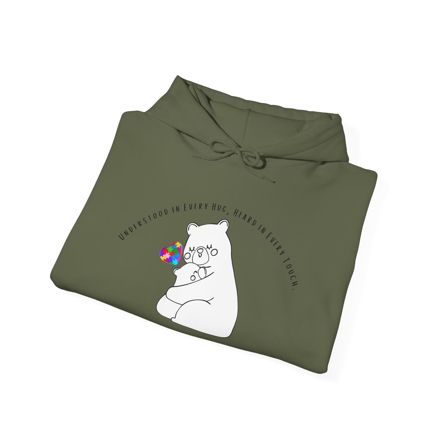 Every Hug, Every Touch - Autism Awareness Hoodie - Gift for Her, Unisex Comfort