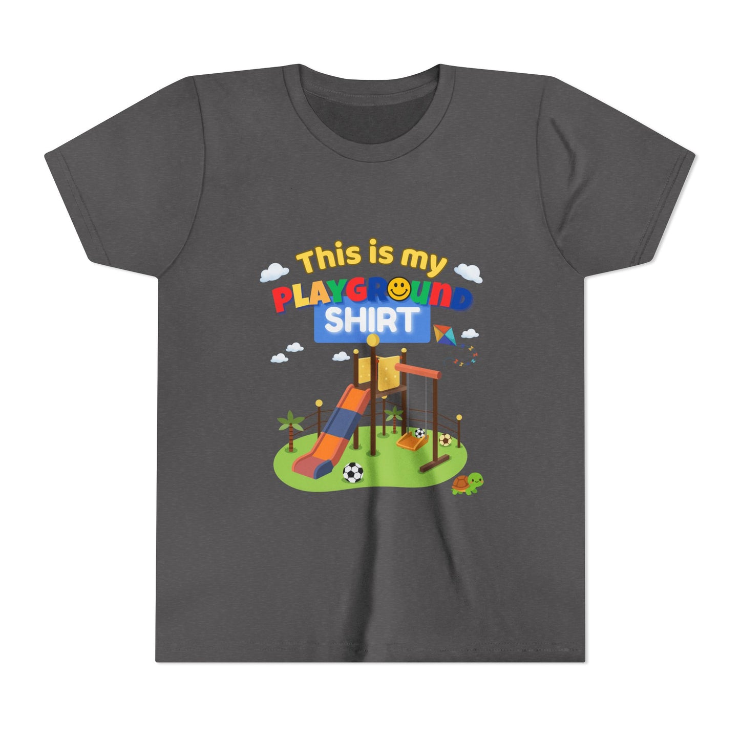 This Is My Playground Shirt Youth Tee | Playground Slide Graphic Shirt
